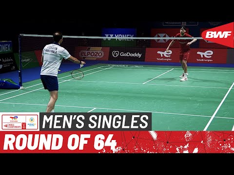 TotalEnergies BWF World Championships 2021 | Joran Kweekel (NED) vs Kevin Cordon (GUA) | R64