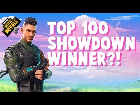 TOP 100 SHOWDOWN WINNER?! - Fortnite - Ettnix 2700 WINS
