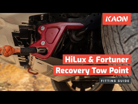 Recovery Tow Points to suit Toyota HiLux N80 & Fortuner – Fitting and Installation Guide