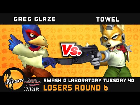 S@LT #40 | Greg Glaze (Falco) vs Towel (Fox) - Losers Round 6 - SSBM