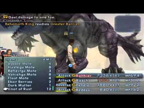 Final Fantasy XII International Zodiac Job System - Behemoth King