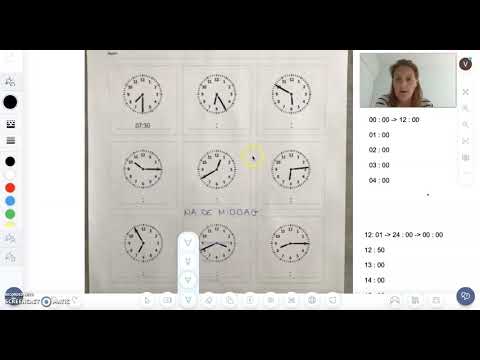 vrijdag 29 mei Wiskunde : analoge en digitale klok