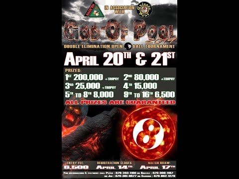 God of Pool (Ike Runnels vs Shavaun Edwards) Finals 2019 Pt.2