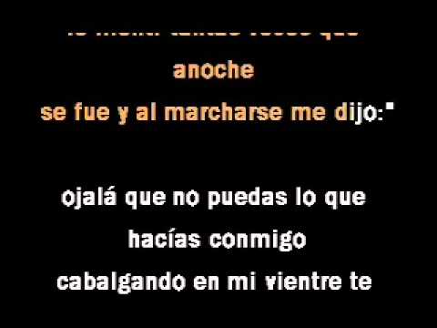 karaoke- ojala que no puedas- cacho castaña