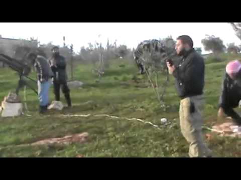 استهداف  قوات النظام براجمة صواريخ كاتيوشا من قبل لواء النصر في محافظة حماة