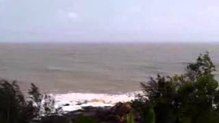 preview picture of video '20140622 143947 Gokarna Om beach atop hill'