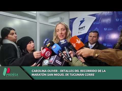 CAROLINA OLIVER - DETALLES DEL RECORRIDO DE LA MARATÓN SAN MIGUEL DE TUCUMÁN CORRE