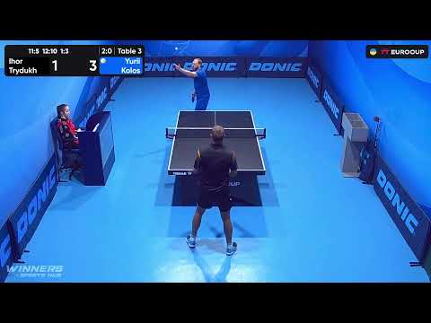 13:40 Ihor Trydukh - Yurii Kolos 09.10.2023 TT Euro.Cup Ukraine Professional. TABLE 3