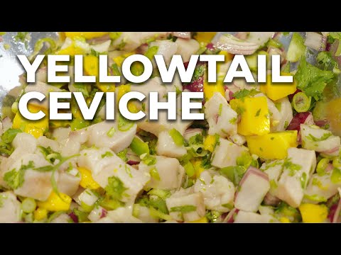 California Yellowtail Ceviche - Step by Step Recipe