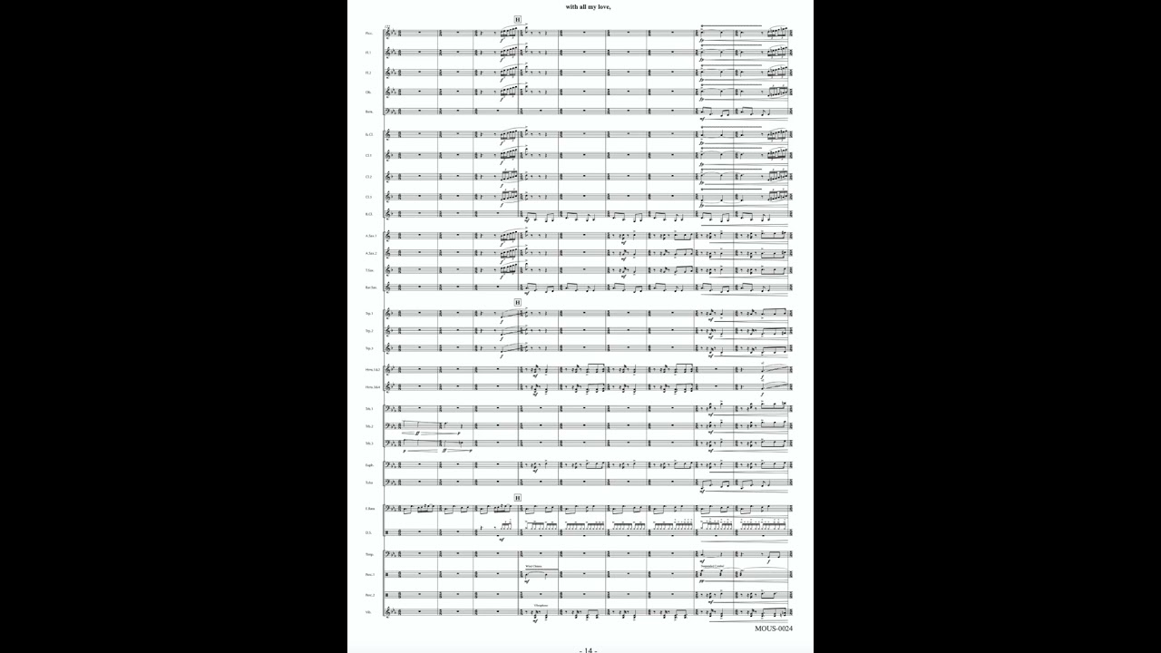 JABBERLOOP  / with all my love,（吹奏楽ver.）DEMO音源