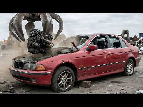 The Secret Life of Scrapped BMWs (Ultimate Auto Recycling)