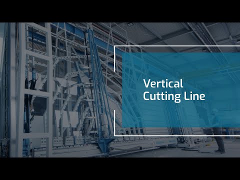 Vertical cutting line for laminated glass: Art. VC