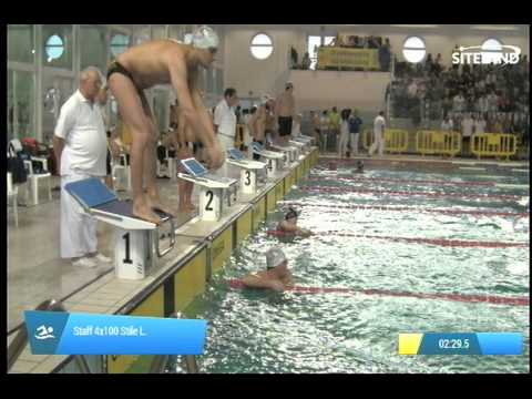 Serie 2 dei Staff 4x100 Stile L.  Assoluti Maschi Master - Campionati Regionali Masters 2014 di Ven