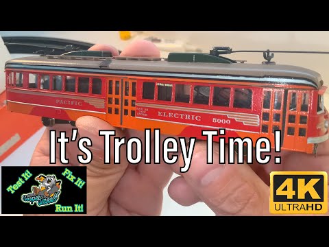Test It! Fix It! Run It! Mehano Brill Trolley and Japanese Brass PCC Pacific Electric Streamline