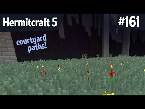 Courtyard Paths — Hermitcraft 5 ep 161