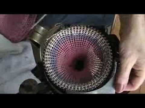 Sock Machine Knitting Demonstration
