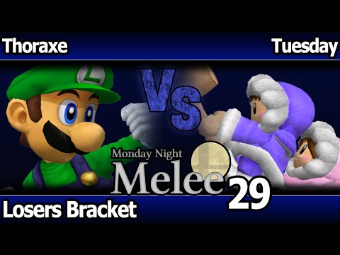 MNM 29 Melee - Thoraxe (Luigi) vs Tuesday (ICs) - Losers Bracket