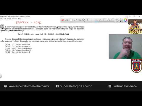 MABA CONCURSOS - EXPECEX 2016 - CHEMISTRY - OXIDANCE - Oxidation-reduction - With Prof. Cristiano