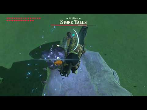 Zelda Breath of the Wild: Kill Stone Talus like a Pro