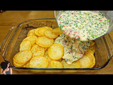 Das leckerste Rezept mit Kartoffeln! Du wirst es jeden Tag kochen! Abendessen in 10 Minuten