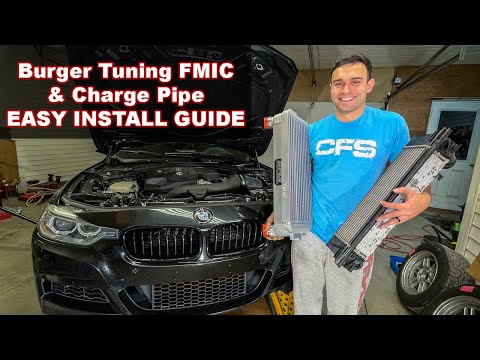 BMW 335i N55 Front Mount Intercooler Install & Review!