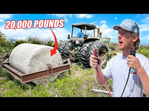 These MASSIVE Old Tractors Came With Our New Airport!!!