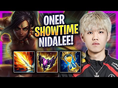 ONER SHOWTIME WITH NIDALEE! - T1 Oner Plays Nidalee JUNGLE vs Lee Sin! | Season 2024