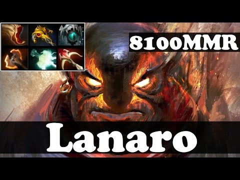 Dota 2 - Lanaro 8100 MMR Plays Ember Spirit vol 2 - Ranked Match Gameplay