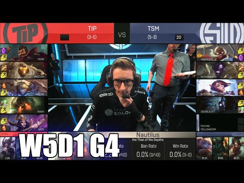 Team Impulse vs TSM | Week 5 Day 1 S6 NA LCS Spring 2016 | TIP vs TSM G1 W5D1
