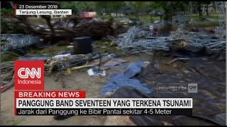 Download lagu Penampakan Panggung Band “Seventeen” Pasca Diterjang Tsunami mp3