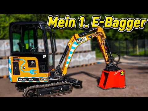 Mein erster Elektro Bagger! Ich hole meinen JCB E-Minibagger ab