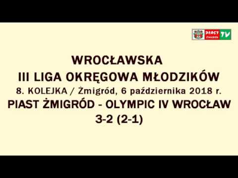 2018-10-06 / PIAST ŻMIGRÓD - OLYMPIC IV WROCŁAW 3-2 W MECZU MŁODZIKÓW