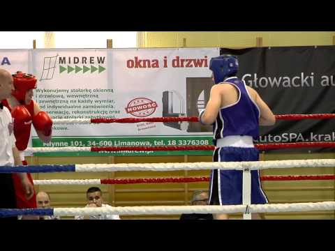 Mistrzostwa Małopolski w Boksie -   Zakrzewski Kamil - Pawłowski Łukasz - imav.tv