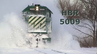 preview picture of video 'HBR 5009 - Bashing Snow Near Serena, Illinois on 1-7-2014'