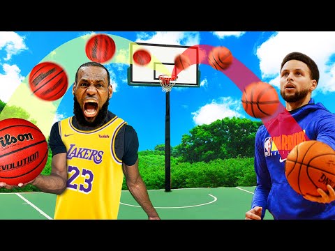 LEBRON JAMES vs STEPH CURRY Trick Shot H.O.R.S.E.