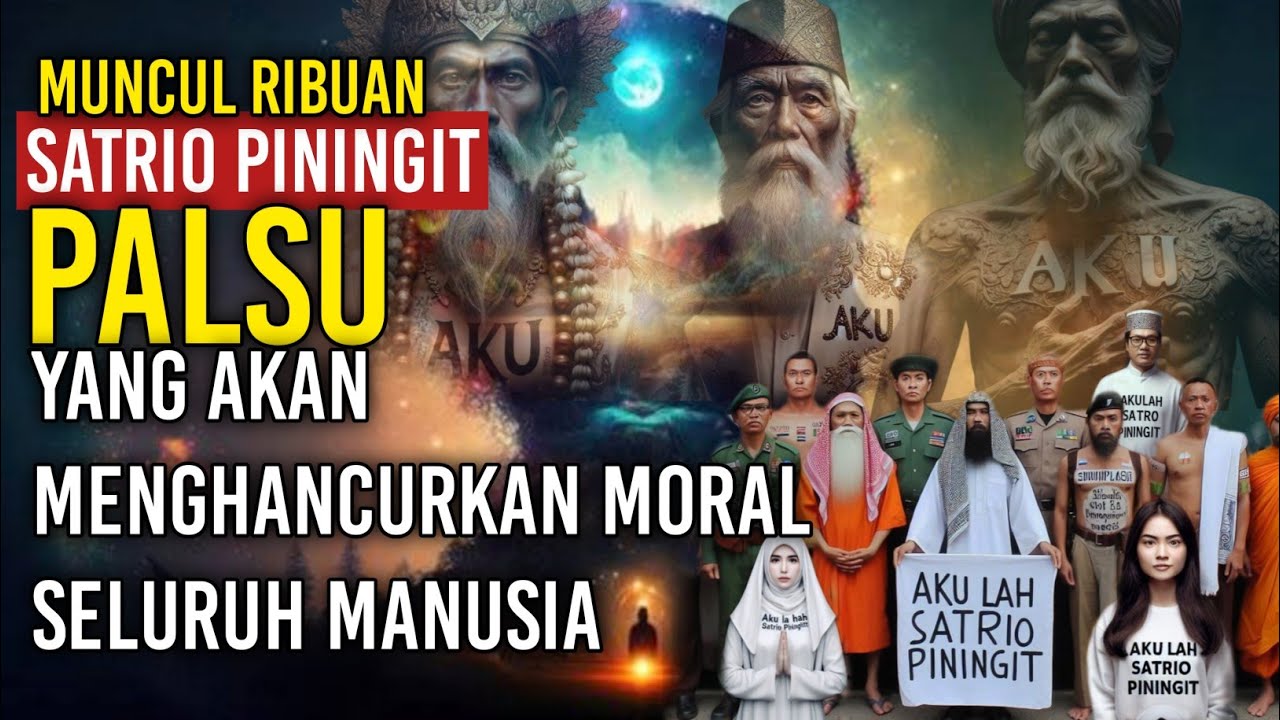 Muncul ribuan Satrio piningit palsu yang akan menghancurkan moral manusia