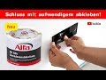 Alfa Steckdosenabdeckung selbstklebend - Video