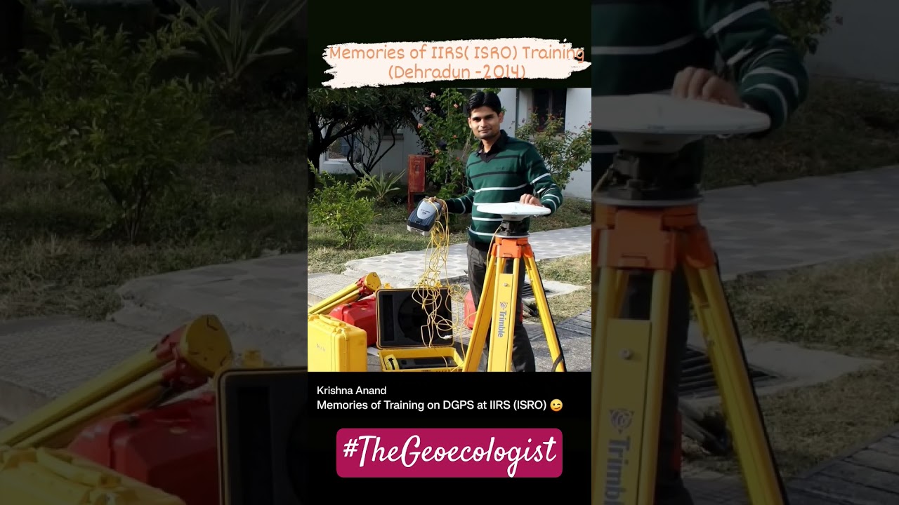 DGPS Training - IIRS-ISRO- thegeoecologist #shorts