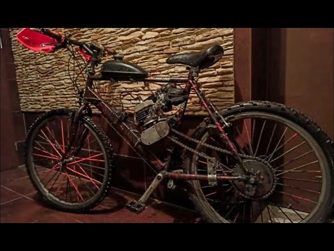 Yamaha bws Minarelli 70cc motorized bike - First ride, engine break-in and first problems