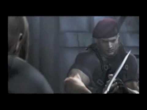 Lemon Demon's Knife fight ::Krauser Vs. Leon::