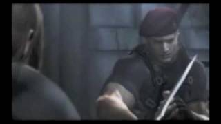 Lemon Demon&#39;s Knife fight ::Krauser Vs. Leon::