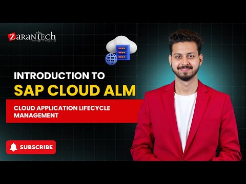 SAP Cloud ALM Application Lifecycle Management Full Course ZaranTech