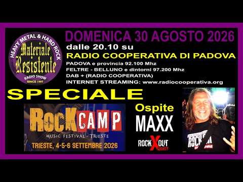 MATERIALE RESISTENTE - Rock Camp 2026