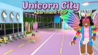 Bloxburg Unicorn City Build! Apartment and Cafe to