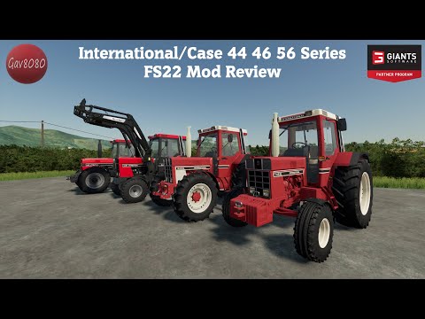 International/Case 44 46 56 Series Tractors - Farming Simulator 22 Mod Review - PC