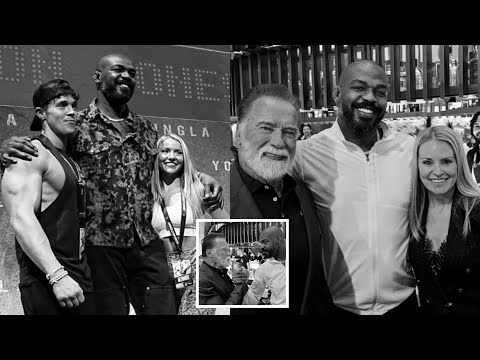 Mike Perry shares reaction to Jon Jones' legendary linkup with Arnold Schwarzenegger | UFN