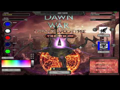 DAWN OF WAR WARHAMMER 40K SOULSTORM ULTIMATE APOCALYPSE DARK ELDAR UNITS