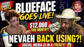 🚨 BLUEFACE GOES LIVE! 😳 IS NEVAEH USING AGAIN HER APPEARANCE HAS SOCIAL MEDIA WORRIED 👀 LIVE 