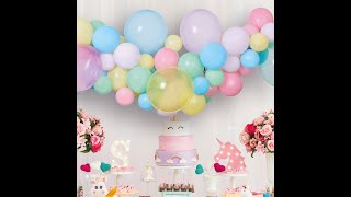 Sada na balonkovou girlandu - Makronky