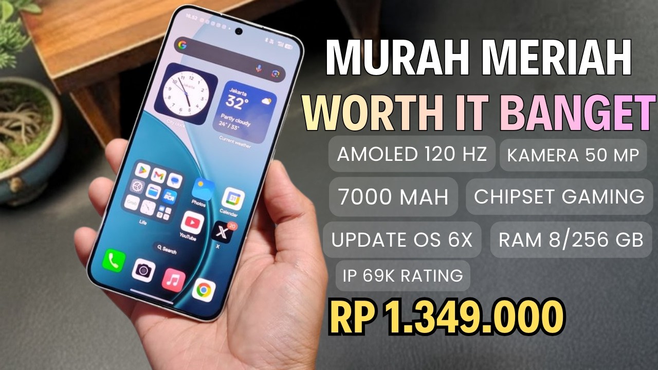 MURAH PALING PAS‼️RAM 8/256GB - HP 1 JUTAAN TERBARU BUAT LEBARAN 2026